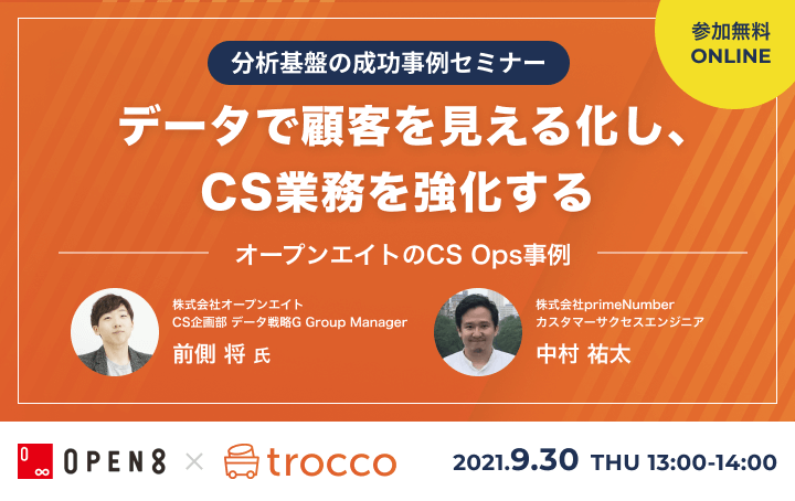 データで顧客を見える化し、CS業務を強化する