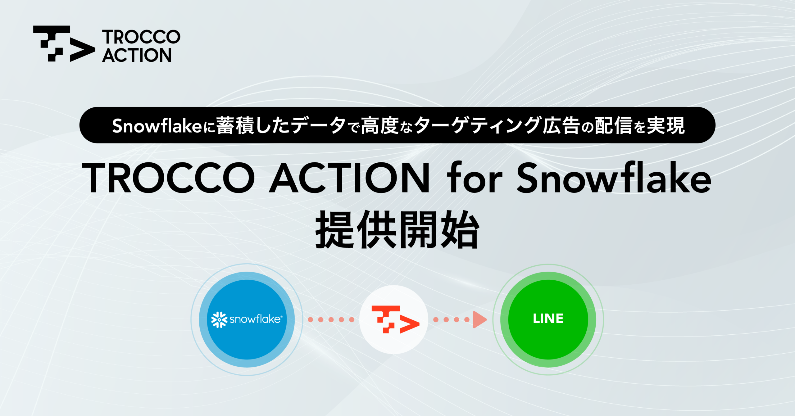 Snowflakeに蓄積したデータで高度なターゲティング広告の配信を実現できる「TROCCO ACTION for Snowflake」提供開始　Snowflakeマーケットプレイスにて販売